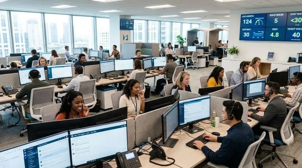 ZedSource omnichannel customer support agents delivering tier 1 and tier 2 assistance